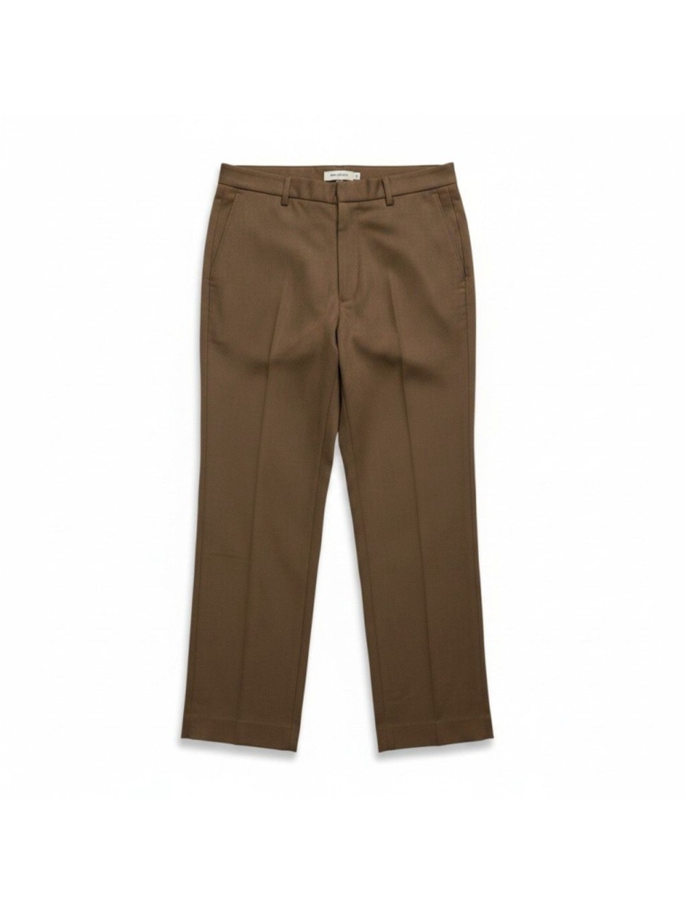 Women's Talbots High-Waist Cotton Straight Curvy Stretch Trousers 12P Khaki NWT